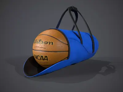 Basketball Carry Bag Low-poly 3D model