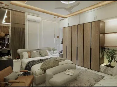 INTERIOR DESIGN BEDROOM  3D model