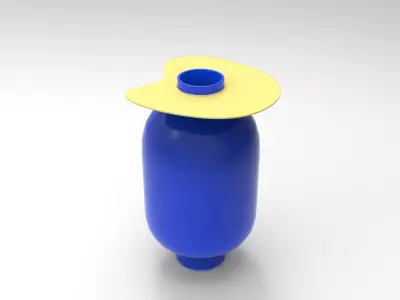 Margot Vase Low-poly 3D model