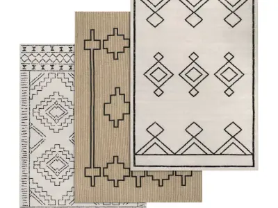 Rug Set 571 3D model