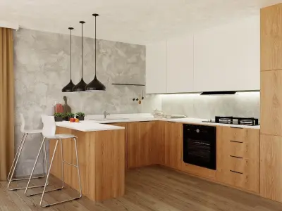 Interior scene in native blend file by-VIZFROMBLENDER 3D model