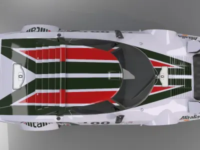 Lancia Stratos Low Poly 3D model