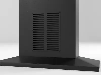 Advertising Display Digital Billboard 3D Model Low-poly 3D model