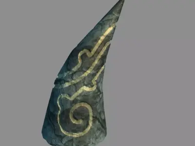 Stone Town Magic Cave - Mantra Stone 3D model
