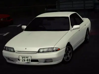 Nissan Skyline HCR32 3D model