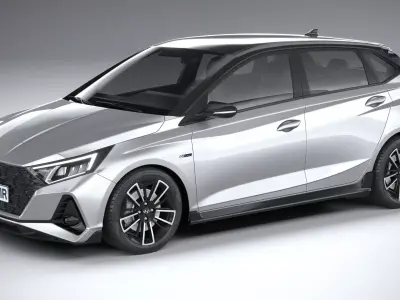Hyundai i20 N-line 2021 3D model