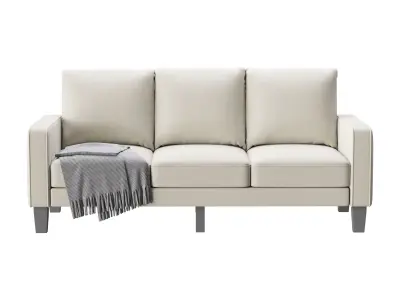 3-Seats Upholstered sofa 3D model