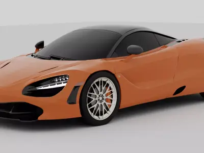 Mc laren 2021 3D model