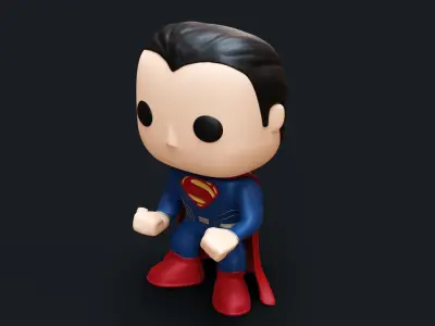 Funko Superman 3D model
