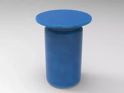 Call Side Table Low-poly 3D model