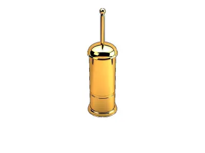 Brass Toilet Brush 3D model