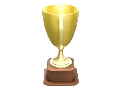 Trophy Cup Low-poly 3D model buy