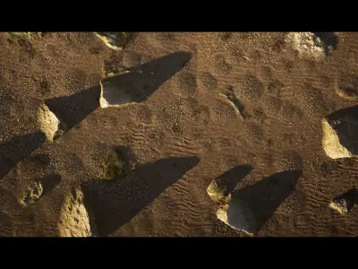 Day by the beach - Unreal Engine 4 Low-poly 3D model