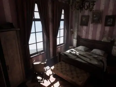 Resident Evil Haunted House Unreal Engine ready to use  3D model