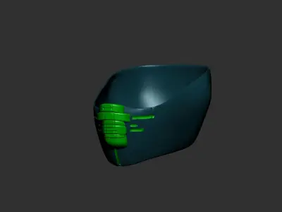 Gas mask helmet  3D model