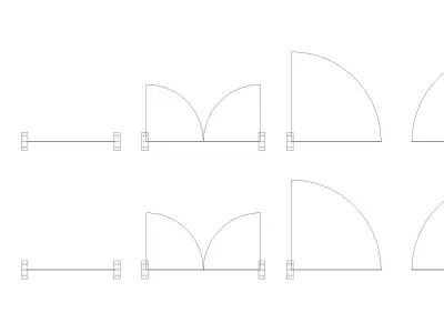 Mobile Fence - Revit Family 3D model
