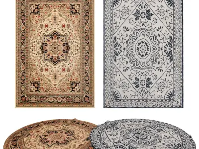 Rugs No 1046 Low-poly 3D model
