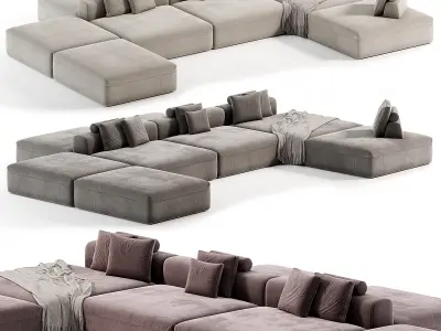 Cooper Sofa Modular 3D model