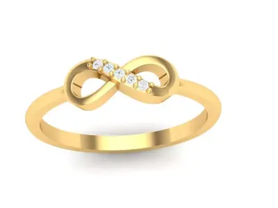 3D Fashion Ring Ready Printable Model 3D print model 3D print model