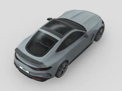 MercedesBenz AMG GT Coupe Low-poly 3D model