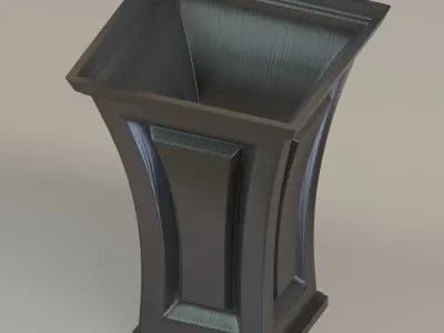 Garden urn planter57 3D model