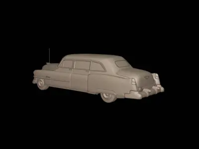 Cadillac 75 Fleetwood Limousine 1953  3D print model
