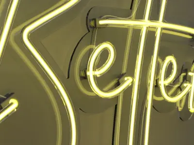Better Together - Neon Sign 3D model