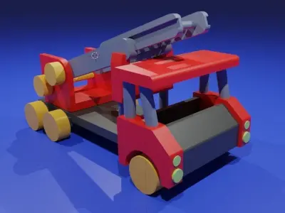 Fire truck 3D model