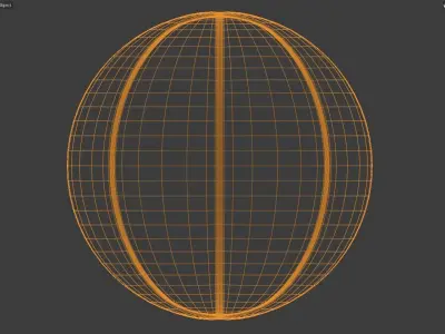 Basketball ball Low-poly 3D model