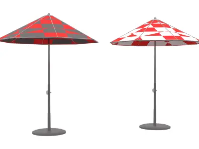 Umbrella with Textures Low Poly Free low-poly 3D model