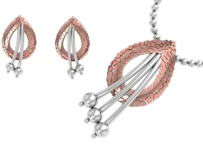 Pendant Necklace 3D print model 24