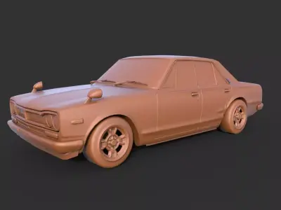 Nissan Skyline 2000GT 3D print model