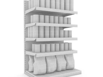 canned food 09 3D Low-poly 3D model