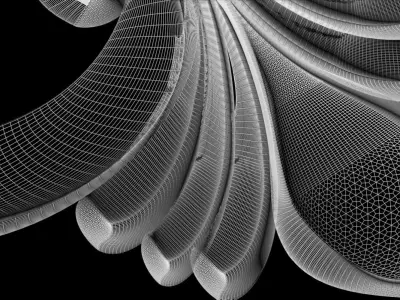 Frame for mirror for CNC milling 3D print model 3D print model 3D print model