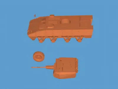 Patria amv 8x8 Croatia 3D print model