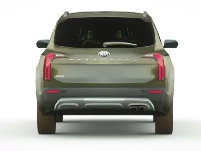 Kia Telluride 2019 Low-poly 3D model