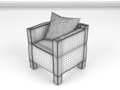 Baxter Chair 3D model
