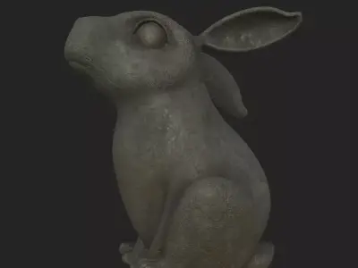 Rabbit Stature 3D model