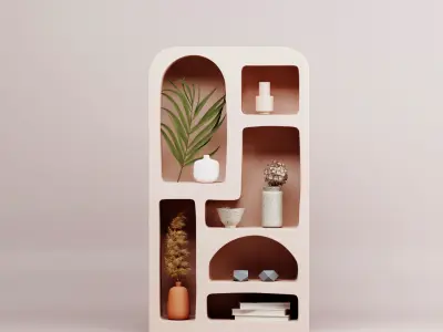 Isobel Bookshelf 3D model