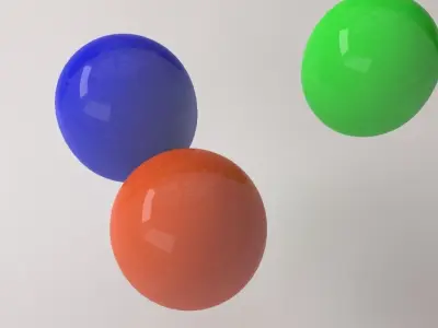 Balloon three balloons 3D model