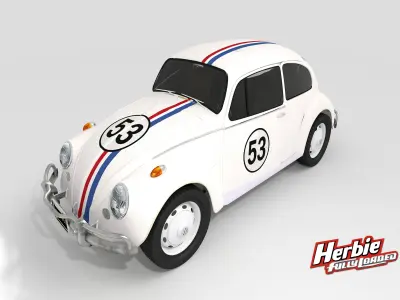 HERBIE VW BEETLE 1963  3D model