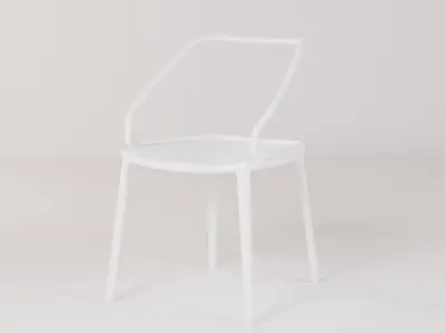 Cafe Chair 47x51x75 Low-poly 3D model