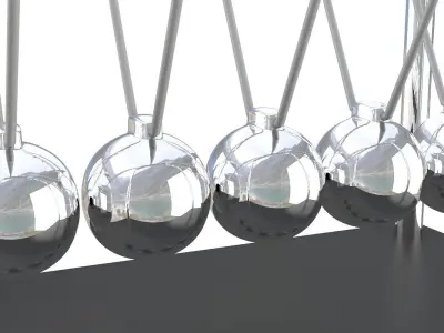 Newtons Cradle 3D model