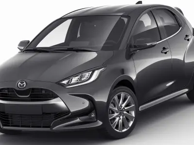 Mazda 2 hybrid 2022 3D model