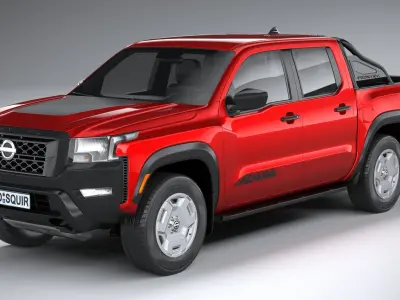 Nissan Frontier Hardbody 2024 3D model