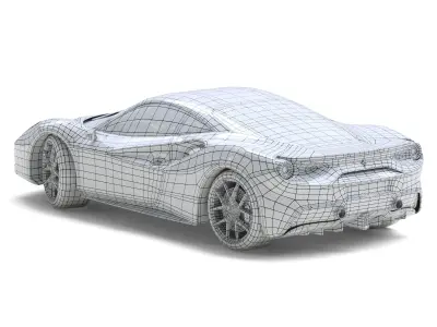 Ferrari 488 GTB 3D model
