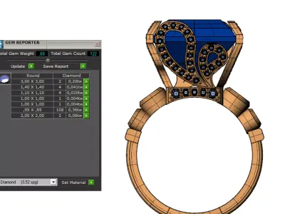 Design ring 3D print model