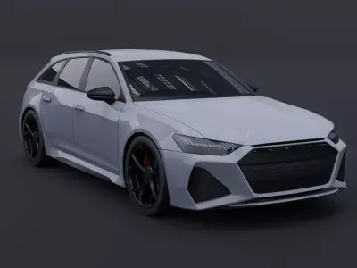 Traffic Estate 1 Low-poly 3D model