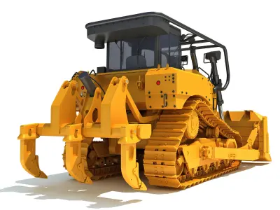 Tracked Dozer 3D model