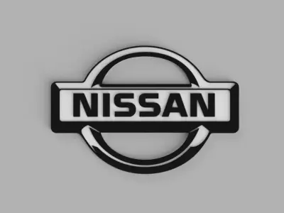 Nissan Logo Car Wall Picture 3D print model